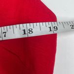 mercer & madison Linen Blend Red Relaxed Fit Collar Wrap Sleeveless Blouse Sz 10 Photo 7