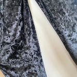 Urban Outfitters  Black Velvet Velour Crop Overalls Jumpsuit Photo 5