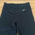 Nike Size XS  Dri Fit Cropped Leggings Activewear Solid Black Pants EUC Photo 1