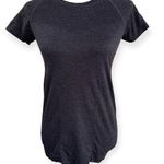 Zella Z by Seamless Short Sleeve Tee (Charcoal Gray) - Medium Photo 0
