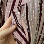 Anthropologie RARE Rishta Silk Beaded Wide Leg Pants in Women's Size 8 Photo 12