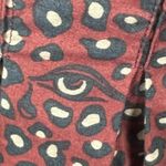 Wood Wood Paper Bag Leopard Eye Skirt Small Burgundy Black Pockets Whimsical Photo 8