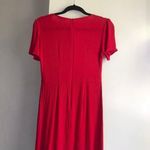 LA Hearts Red Tie Front Dress Photo 9