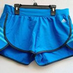 Adidas Workout Shorts Women's Blue Climalite Athletic Running Gym Size Medium Photo 0