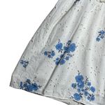 ZARA  White Openwork Eyelet Short Sleeve Mini Dress Women’s US M Photo 6