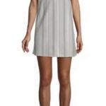 Haute Hippie Gray Stripe Short Cotton Slip Beach Minimalist Dress W-632 Sz S Photo 1