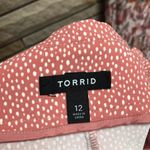 Torrid Tie Front Waist Pink Dot Shorts 12 barbiecore Barbie Photo 8