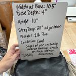 Brighton Black Leather Bucket Slouch Bag White Tassels Silver Charms Photo 15