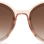 Classic Retro Round Sunglasses for Women Men Vintage Trendy Large Frame Shades Photo 1