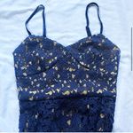 Revolve Blue Lace Dress Photo 2