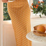 Reverse NWT‎ Halter Style Maxi Dress Geometric Print Size XS Photo 0