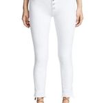 Veronica Beard  Debbie 10” Skinny Fray Jean button fly White 25 Photo 0
