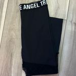 SheIn Letter Graphic Mesh Leggings Photo 3