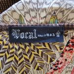 Vocal  Brown Embellished Mixed Media Waffle Thermal Kimono Cardigan Size Medium Photo 4