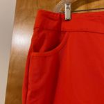 Soft Surroundings Superla Stretch Pull On Straight Leg Crop Pants Orange NWT 1X Photo 1
