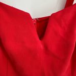 Jay Godfrey Red Drebin Sheath Dress size 4 Mini Notch Sweetheart Neckline Photo 4