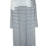 CAbi  5141 Victory Cardigan Sweater Long Striped Knit
Maxi Duster Size Small Photo 2