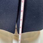 ZARA Double-Breasted Navy wool mid long Coat NWT Photo 11