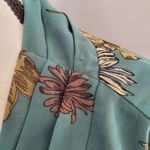 Love 21 Green Sheer Floral Open Lightweight Jacket M Photo 5