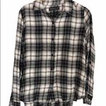 Generation Love  Black White Plaid Button Down Photo 0