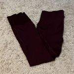 Lululemon Seamless 25” Leggings Size 12 Maroon Photo 1