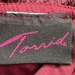 Torrid  Women's Size 16 Burgundy Dress Sleeveless Beaded Waist Party Cocktail Y2K Photo 6