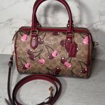 Coach Rowan Satchel Bag in Signature Canvas with cherry print Photo 0