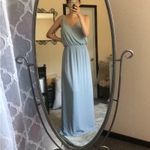 Show Me Your Mumu NWT  Kendall STEEL blue maxi dress MEDIUM FLAWED Photo 2