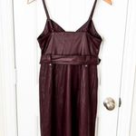 Steve Madden NWT Levina Faux Leather Dress in the Color Cordovan Size 6 Photo 1