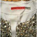Alice + Olivia Alice +‎ Olivia Women's Gold Sequin Jacket Size M Party Cocktail $795 Photo 1