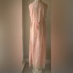 Motherhood  Women's maternity Pink Floral Embroidered special occasion Dress Photo 4