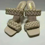 Lulus Lulu’s Louella Light Nude High Heel Sandals Size 8 Photo 1