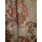 Joie  Floral Print Flutter Sleeve Ruffle Neck Tie Blouse Top Medium Photo 4