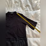 A pea in the pod  Black Maternity Midi Dress Photo 5