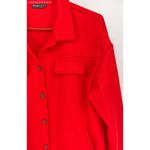 SheIn Red Women's Button Up Jacket - Double Pocket - Size 8/10 Photo 1