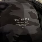 Athleta Elation 7/8 Tight Black Camo Print Leggings M Yoga High Rise Gorpcore Photo 4