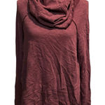 Free People Beach Cocoon Cowl Neck Pullover Sweater Body Medium/large burgundy Photo 0