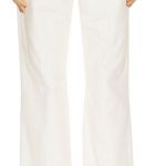Favorite Daughter The Favorite Pant Denim Wide Leg Geneva White Ivory Size US 18 Photo 0