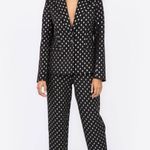 Tanya Taylor Andie Silk Blend Jacket/Blazer, Black/Silver Size 6 New w/Tag $595 Photo 12