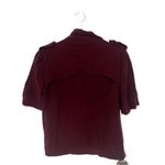 Calvin Klein Jeans  SZ M short sleeve sweatshirt blazer Photo 2