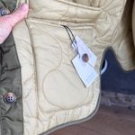 Anthropologie tiny flowers reversible green Puffer Coat Photo 11