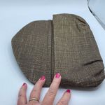 Chico's Chico’s tweed embellished gold black clutch Photo 3