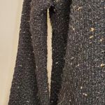 ZARA 6/$36  Sweater Woman Gold Flecked Oversized Lightweight Hi-Low Photo 2