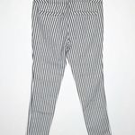 Free People NWT  Frankie High Rise Striped Pants Women's Blue Size 2 Photo 3