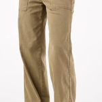 AMO Easy Army Slouch Pant Green Utility Military Wide Straight Leg Size 26 Photo 0