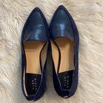 Alex Marie  SHOES SIZE 11 BNWOT COLOR NAVY BLUE LEATHER HEEL 1” Photo 11