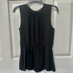 Theory Jethria black silk sleeveless top Photo 4