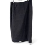 Theory  10 grey wool-blend midi pencil skirt Knee Length Luxury Staple Straight Photo 1