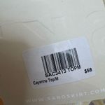 Sabo Skirt Cayenne Long Sleeve Yellow Floral Top size Medium NEW $58 Photo 10