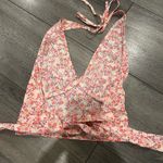 Pink Floral Halter Top Photo 1